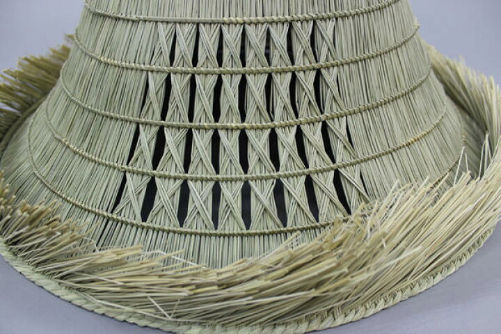 楽天市場】浪人笠 直径約56cm 頭台(座布団)付き [ろうにん笠 ろうに 