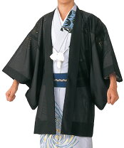楽天市場】絽 男 羽織（カラーブラック）（メンズファッション）の通販