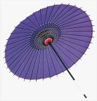 稽古用 絹傘（二本継ぎ）紫 [ 傘 和傘 日舞 日本舞踊 踊り 舞台用 工芸品 小道具 7604 ]