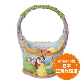 送料無料 白雪姫 王子 23cm ディズニー フィギュア ジムショア Snow White Basket and Eggs エネスコ 正規代理店