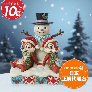 `bv f[ tBMA 13.5cm fBYj[ gfBV WVA Chip and Dale with Snowman GlXR K㗝X Jimshore Disney Traditions AeB[N Enesco CeA l` u RN^[