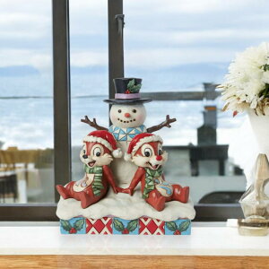 `bv f[ tBMA 13.5cm fBYj[ gfBV WVA Chip and Dale with Snowman GlXR K㗝X Jimshore Disney Traditions AeB[N Enesco CeA l` u RN^[