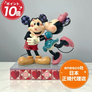 ~bL[ ~j[ tBMA fBYj[ gfBV WVA Mickey and Minnie Love Kisses on Cheeks GlXR K㗝X Jimshore Disney Traditions Mickey Minnie LX}[N v[g Mtg Enesco u