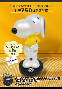 yE750́z75NLO Xk[s[ tBMA s[ibc Snoopy and Woodstock 75th Limited Edition GlXR K㗝X v[g Mtg PEANUTS CeA l` u RN^[YACe 