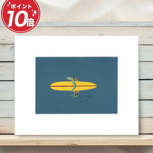 �y���r���[���T����z�T�[�t�B�� �G�� �}�b�g�v�����g Surfing Seaturtle 25.4cm×20.3cm 35.5cm×27.8cm �C���e���A �A�[�g�p�l�� ���_�� ���� �A�[�g �G ���_�� �t�H�g�A�[�g ������� �Q�� �Ǌ|�� ����