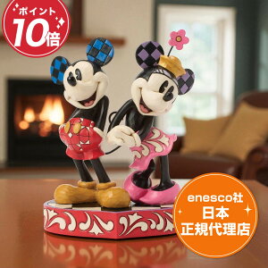 ~bL[ ~j[ tBMA fBYj[ gfBV WVA Mickey Minnie Heart GlXR K㗝X Jimshore Disney Traditions Mickey Minnie n[g v[g Mtg Enesco u l` CeA 