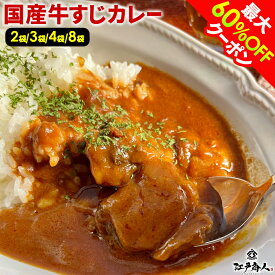 【最大60%OFFクーポン】牛すじカレー 中辛 大感謝250,000食完売御礼 210g 1袋〜 肉カレー 国産牛すじ＆玉ねぎ使用 レトルトでは味わえない 本格派カレー！送料無料 ご当地カレー お取り寄せ 非常食 保存食 ギフト 手土産 土産 節分 バレンタイン 寒中見舞い