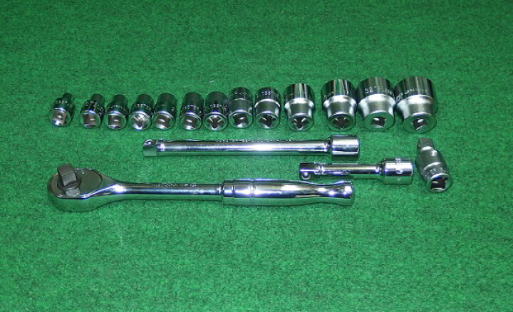 楽天市場】ロブテックス 913SA ソケットレンチセット 差込角9.5mm 3/8 