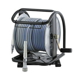 マッハ ARD-630B-TC 回転台 + 高圧用エアーライズホース付C型ドラム φ6x30m ブル−&グレ− 新品 ARD630BTC フジマック 純正品