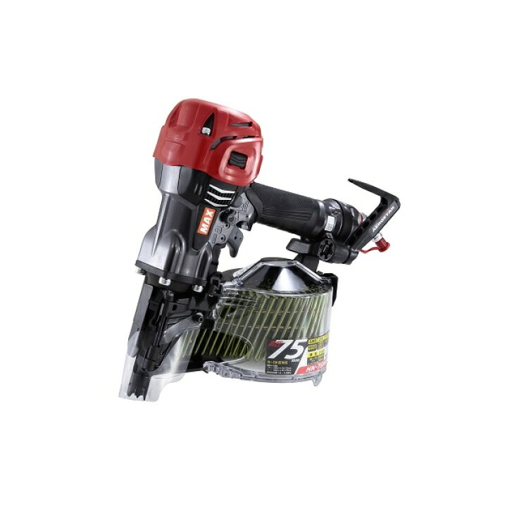 楽天市場】高圧釘打機 マックス HN-75N4(D)G 75mm エアロスター ク  