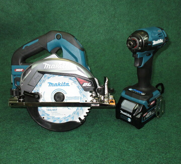 楽天市場】マキタ HS001GZ + TD002GZ 40V max 165mm充電式マルノコ 青 