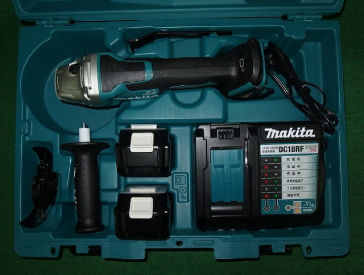 楽天市場】マキタ GA408DRGX 18V-100mmブレーキ付充電式ディスク 