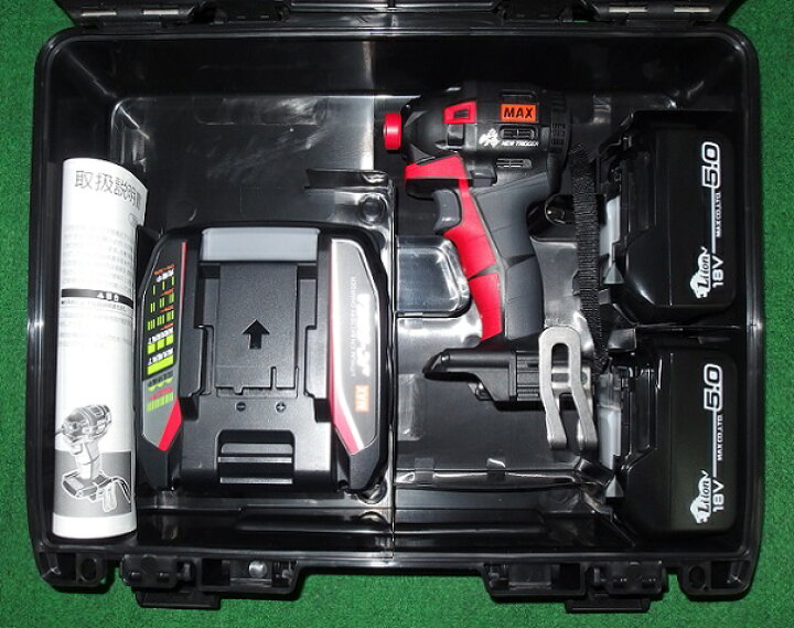 楽天市場】マックス PJ-ID152FW-B2C/1850A 18V型枠用ブラシレス  