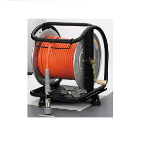 マッハ NHD-630TC 回転台 + 高圧用スムージホース付エアードラム φ6X30m オレンジ 新品 NHD630TC フジマック 純正品