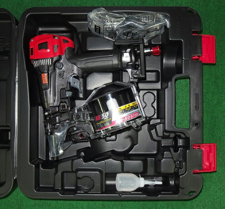 楽天市場】マックス HN-50S1(D) 50mm細釘専用ダスタ付高圧釘打機 新品  