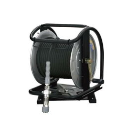 マッハ GHD-630TC-S 回転台 + 高圧用スーパ−スムージーホース付SUS製C型ドラム φ6x30m 黒 新品 GHD630TCS フジマック 純正品