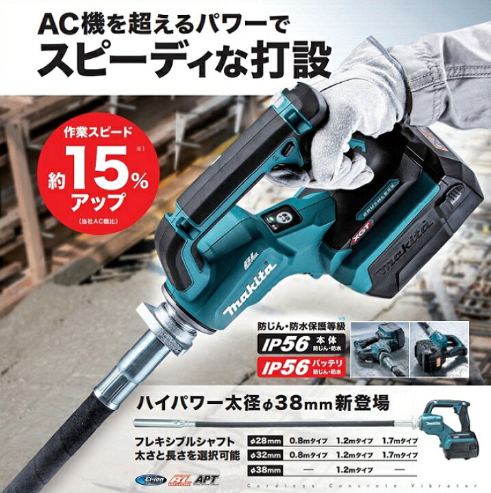 楽天市場】マキタ マキタ電動工具 VR001GZAS + BL4040x2 + DC40RA 