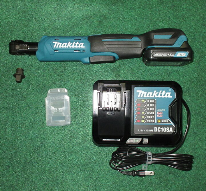 楽天市場】マキタ WR101DZ +BL1015+DC10SA 18V充電式ラチェットレンチ 