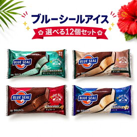 ブルーシール ポーラーベア アイス ギフト 送料無料 4種類から選べる12個セット 沖縄土産 ご当地アイス 沖縄限定 自宅用 バニラ チョコレート カフェオレ ミントの4種類の味