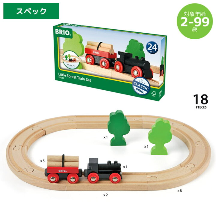 楽天市場】BRIO ブリオ 小さな森の基本レールセット| 誕生日 男 室内 
