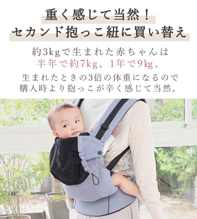 楽天市場】【50%OFFクーポン! お買い物マラソン限定】抱っこ紐 メリー 