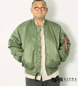 【アルファ公式】【FINAL SALE★50％OFF】【大きいサイズ】MA-1 フライトジャケット Japanスペック ALPHA INDUSTRIES MA1 エムエーワン 日本サイズ ミリタリー フライトジャケット ジャンパー ブルゾン メンズ ビッグサイズ