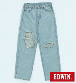 【エドウイン公式】BOROBORO BLUES バギー デニムパンツ ダメージ ワイド EDWIN エドウィン メンズ ジーンズ 日本製 MADE IN JAPAN 国産デニム 淡色ブルー