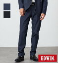 【エドウイン公式】【大きいサイズ】デニスラ AIR スリムテーパード スラックス ビジネス ストレッチ EDWIN エドウィン メンズ 通勤 ビジカジ オフィスカジュアル