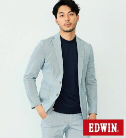 【エドウイン公式】【お買い物マラソンSALE★40％OFF】デニスラ AIR テーラードジャケット 軽量 EDWIN エドウィン ストレッチ ニットデニム ストレスフリー 通勤 仕事着 オフィスカジュアル ビジネスカジュアル ビジカジ テレワーク メンズ