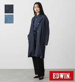 【エドウイン公式】【SALE★40％OFF】デニムシャツコート EDWIN エドウィン レディース アウター ジャケット 羽織り