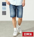 【エドウイン公式】ベーシック デニムショートパンツ ジーンズ EDWIN エドウィン 半ズボン 短パン ショートパンツ ショート丈パンツ 綿100％