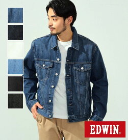 【エドウイン公式】【大きいサイズ】デニムジャケット EDWIN エドウィン Gジャン ジージャン メンズ ET1115 軽アウター