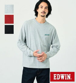 【エドウィン公式】【SALE★60％OFF】ロゴプリントTシャツ 長袖 EDWIN エドウイン