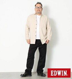 【エドウイン公式】【大きいサイズ：38-44インチ】インターナショナルベーシック 404 ルーズフレックス デニムジーンズ EDWIN エドウィン