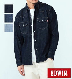 【エドウイン公式】ウェスタンシャツ【アウトレット店舗・WEB限定】EDWIN エドウィンメンズ