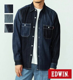 【エドウイン公式】ワークシャツ 【アウトレット店舗・WEB限定】EDWIN エドウィンメンズ