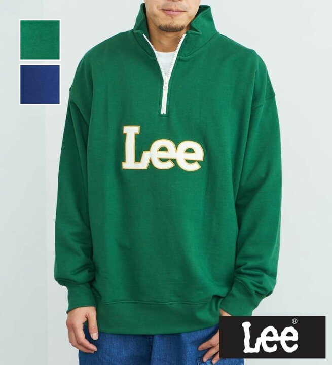 楽天市場】【Lee公式】【SALE☆50％OFF】Leeロゴハーフジップ 