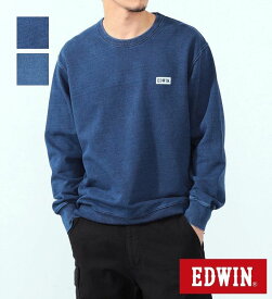 【エドウイン公式】クルーネックワンポイントロゴスウェット【アウトレット店舗・WEB限定】EDWIN エドウィン メンズ