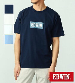 【エドウイン公式】 ボックスロゴプリントTシャツ【アウトレット店舗・WEB限定】EDWIN エドウィン メンズ