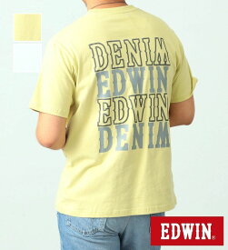 【エドウイン公式】 ロゴプリント半袖Tシャツ【アウトレット店舗・WEB限定】EDWIN エドウィン メンズ