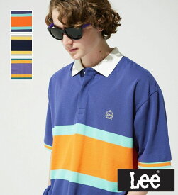 【Lee公式】【SALE★45％OFF】【Lee GOLF】ライン半袖ポロシャツ GOLF ゴルフ リー