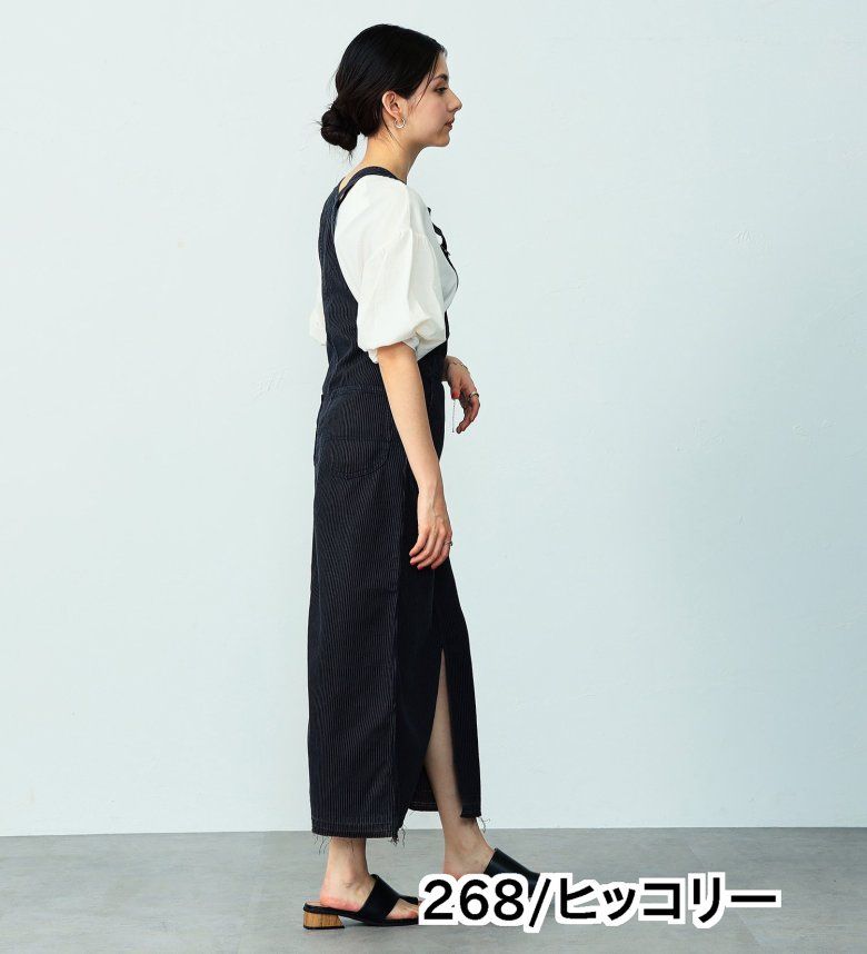 楽天市場】【Lee公式】フロントジップオーバーオールスカート 