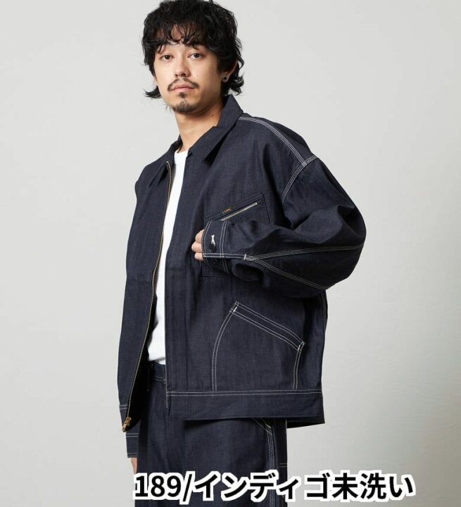 楽天市場】【Lee公式】SUPERSIZED ビッグシルエットジップアップデニム 