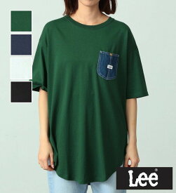 【Lee公式】【SALE★20％OFF】ラウンドヘム デニムポケット 半袖Tシャツ リー