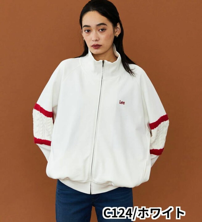 楽天市場】【Lee公式】【SALE☆40％OFF】ニットパネルスリーブ ジップ 