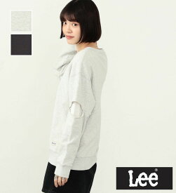 【Lee公式】【SALE★40％OFF】【親子】 Lee 2wayレイヤードスリーブ リメイクスエット レディース リー