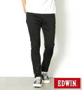 【エドウイン公式】ハタラクロ メンズ スキニーパンツ ストレッチ EDWIN エドウィン 通勤 仕事着 オフィスカジュアル ビジネスカジュアル ビジカジブラックパンツ 黒パンツ