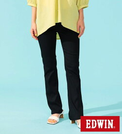 【エドウイン公式】【GW SALE★10％OFF】【WEB限定】ハタラクロ COOL 涼しいブーツカットパンツ【涼】 EDWIN エドウィン レディース