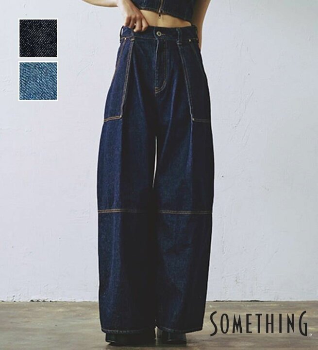 楽天市場】【サムシング公式】atelier SOMETHING TUCK BALLOON WIDE 