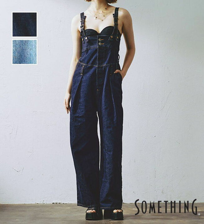 楽天市場】【サムシング公式】atelier SOMETHING LACE UP SALOPETTE  
